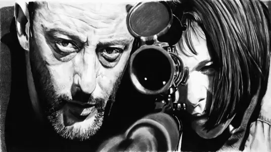 Natalie Portman and Jean Reno in the movie Léon