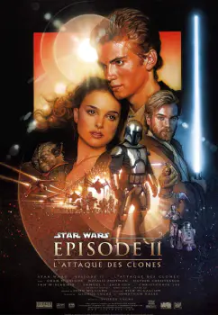 Affiche du film Star Wars épisode 2 : L'attaque des clones