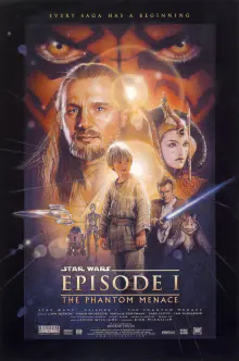 Poset of the movie Star Wars episode 1 : The Phantom Menace